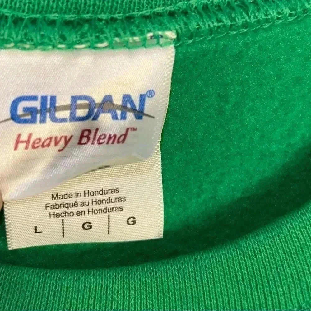 Gildan Mens Size Large Irish Pub Mully Mulligans Alabama Christmas Sweatshirt